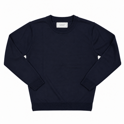 Boys Classic Pullover Crewneck Sweater in Multicolor