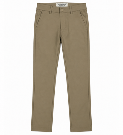 Boys’ Classic 4-Way Stretch Every-Day Pants – Khaki