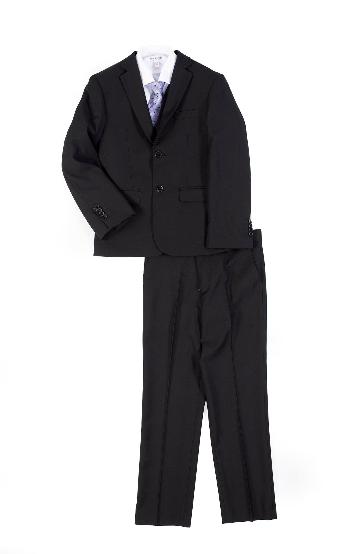 Boys 3-Piece Classic Suit Set-Black