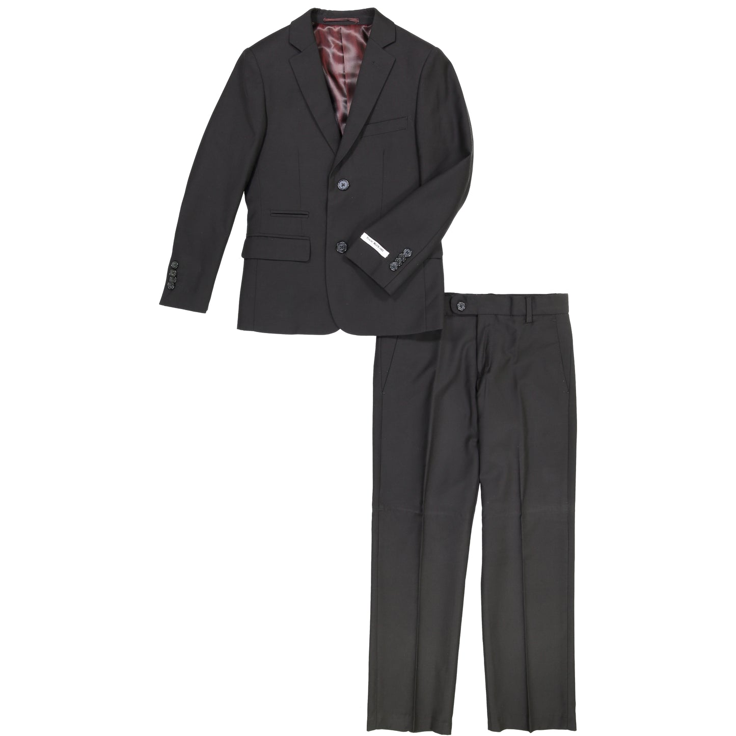 Boys Burgundy Color Dress Suit Set in multicolor