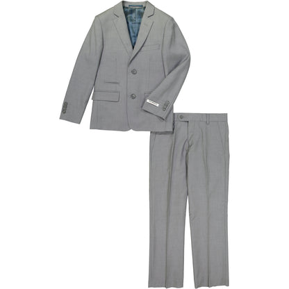 Boys Burgundy Color Dress Suit Set in multicolor