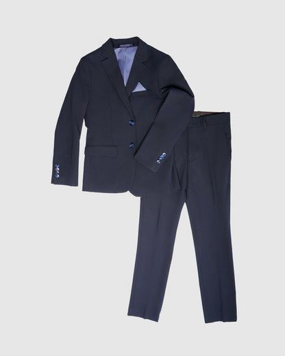 Classic Boys Suit with Statement Liner