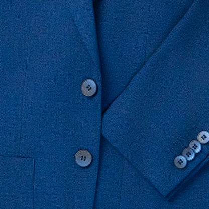 Boys Royal Blue 2-Piece Suit Set with Classic Blazer & Dress Pants