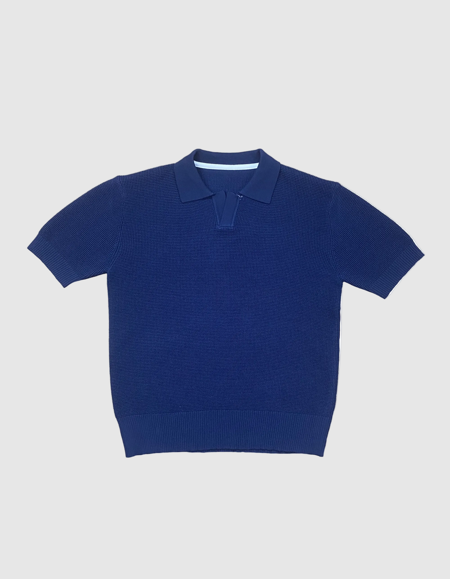 Boys Waffle Knit Short Sleeve Sweater