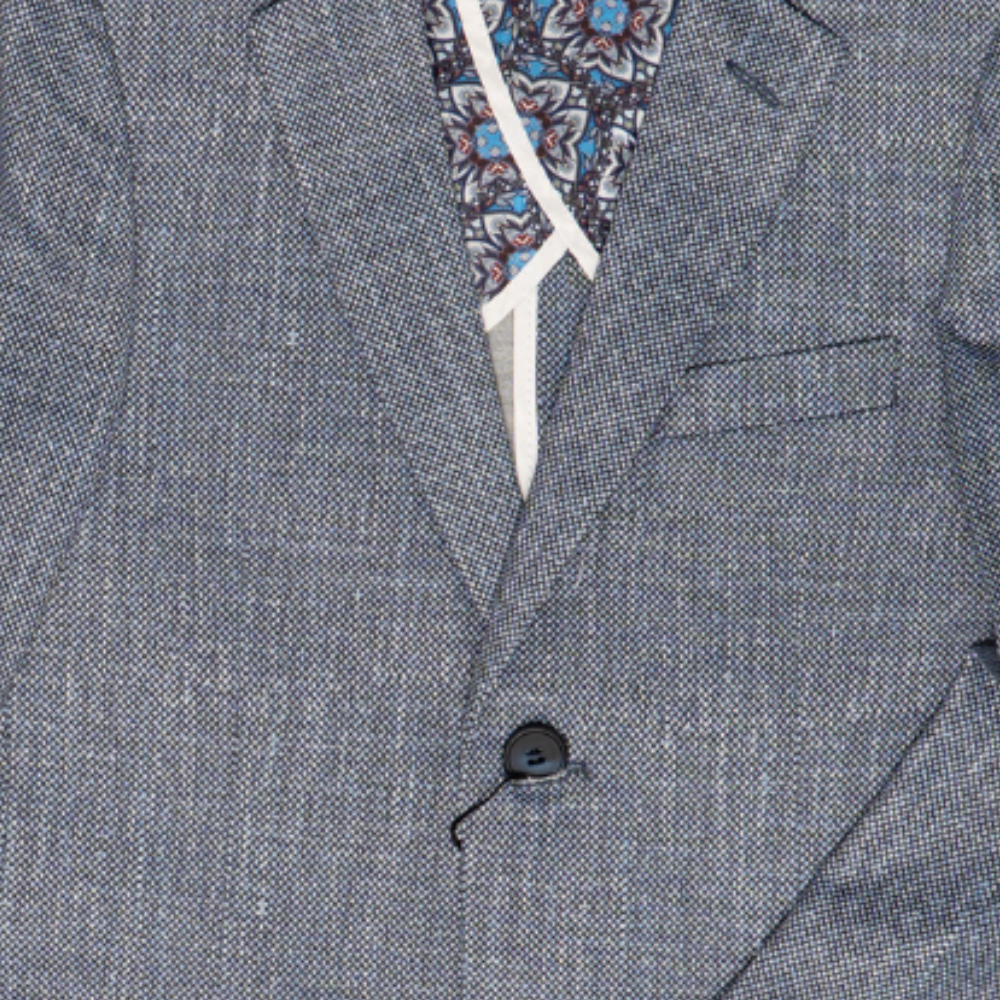 Boy's Textured Slim Fit Blazer