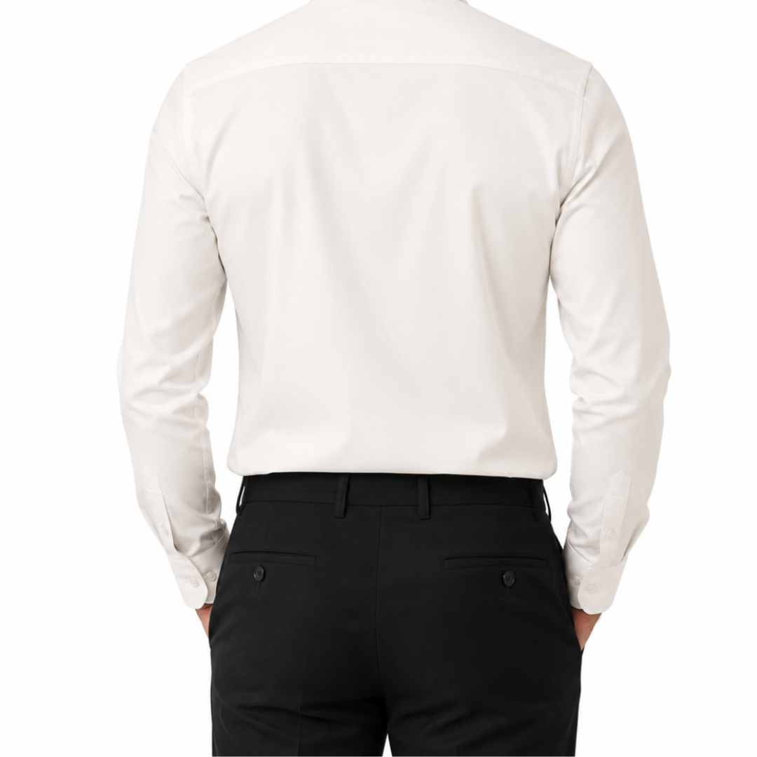Men's Premium Cotton Stretch Dress Shirt