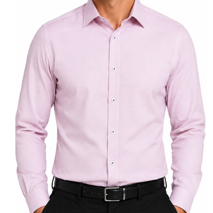 Men's Light Pink Formal Shirt