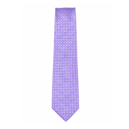 Boys Lavender Geometric Pattern Tie