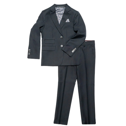 Men's Classic Black 2-Piece Tailored Suit