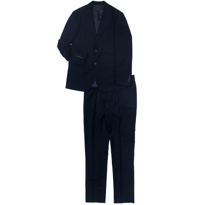 Men's Classic Black Two-Piece Business Suit