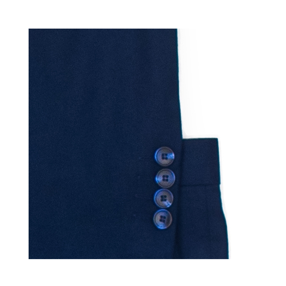 Men's Classic Navy Two-Piece Business Suit