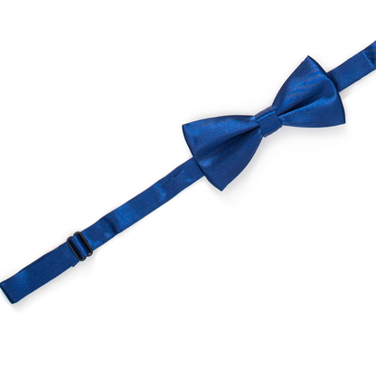 Navy Blue Satin Boys Pre-Tied Bow Tie