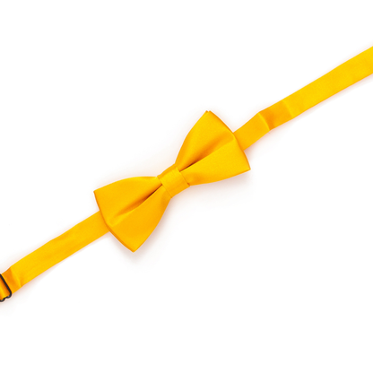 Boys' Solid Gold Adjustable Bow Tie