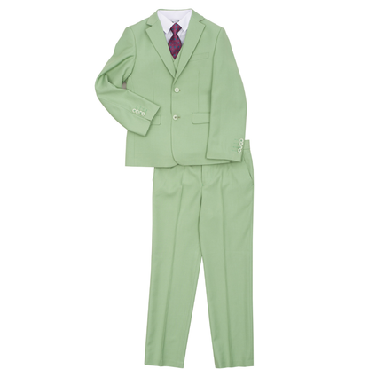 Boys Mint Green 5-Piece Formal Suit Set