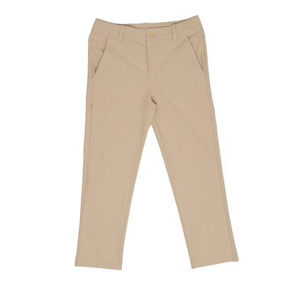 Men's Tan Performance Stretch Slim Fit Pants