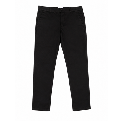 Men's Black Stretch Slim Fit Chino Pants