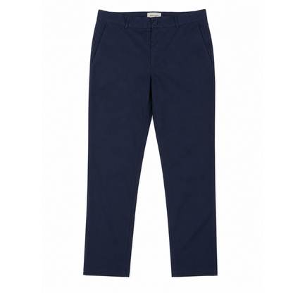 Men's Navy Stretch Slim Fit Chino Pants