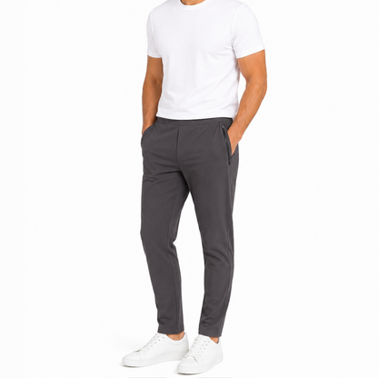 Men's Charcoal Gray Stretch Performance Jogger Pants
