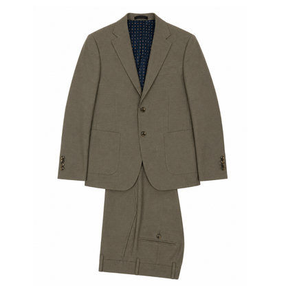 Men's Light Taupe Two-Piece Classic Suit