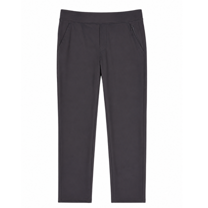 Boys Performance Stretch Jogger Pants with Zipper Pocket – Charcoal Gray
