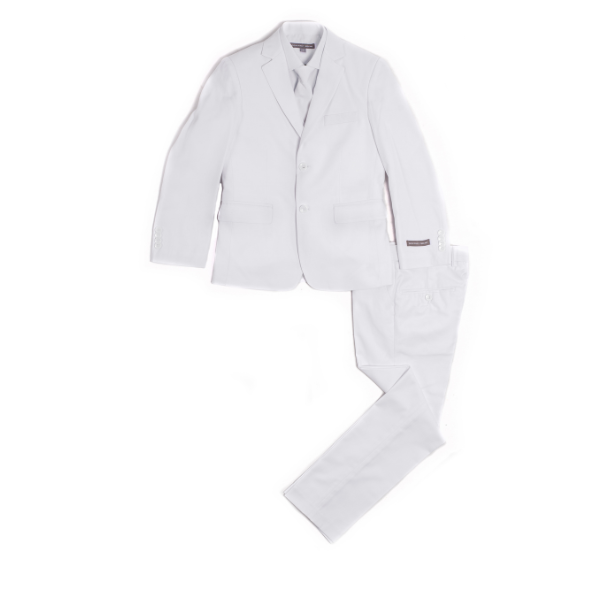 Boys' White 5-Piece Formal Suit Set