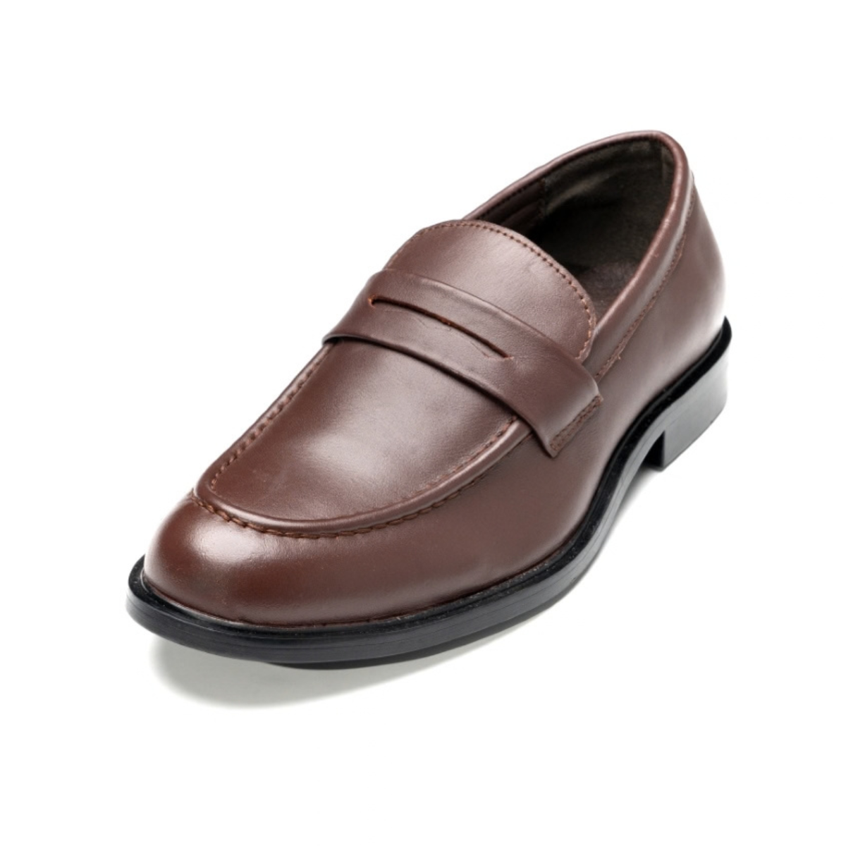 Boys’ Classic Brown Penny Loafer Dress Shoes