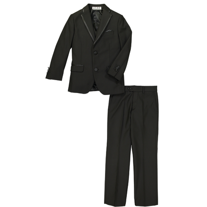 Boys Classic 2-Piece Black Tuxedo Suit – Formal Blazer & Dress Pants