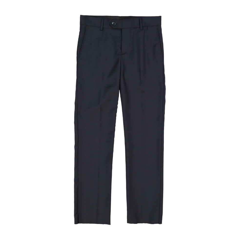 Boys Classic Black Formal Dress Pants – Special Occasion & Wedding Trousers