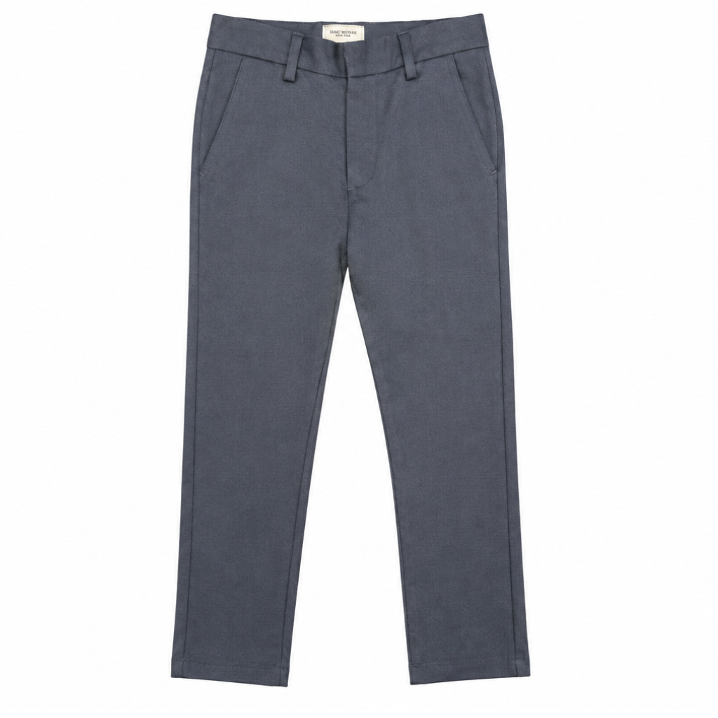 Boys Classic Navy Dress Pants – Formal Flat Front Trousers