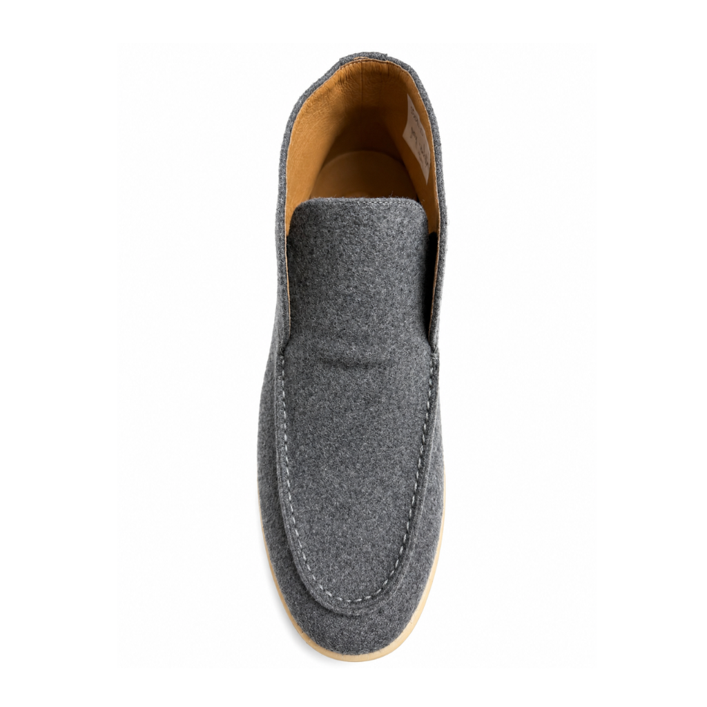 Men's Gray Suede Chelsea Boots – Classic Slip-On Casual Dress Boots