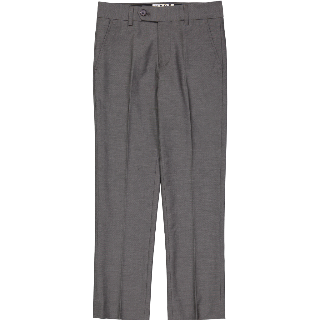 Boys Classic Navy Dress Pants – Flat Front Formal Trousers