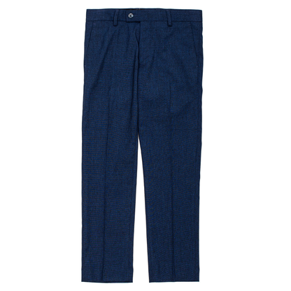 Boys Royal Blue Dress Pants – Classic Flat Front Formal Trousers
