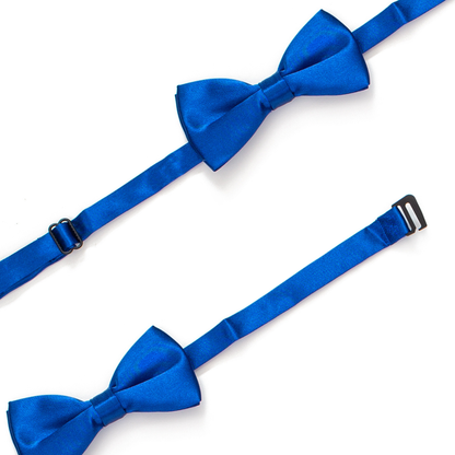 Royal Blue Satin Boys Pre-Tied Bow Tie