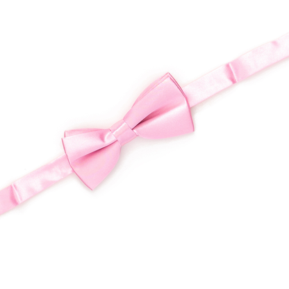 Light Pink Satin Boys Pre-Tied Bow Tie