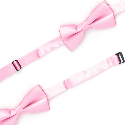 Light Pink Satin Boys Pre-Tied Bow Tie